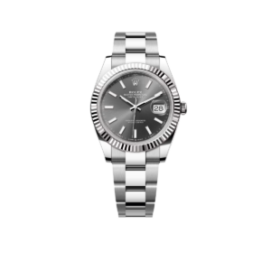 Rolex Datejust 41 mm Stainless Steel Slate Dial Oyster M126334-0013 New