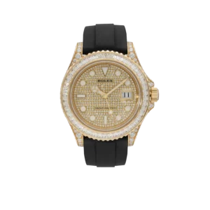 Rolex Yacht-Master 226668TBR, 18K Yellow Gold, Pave Index Dial, Oysterflex Bracelet, 42 mm